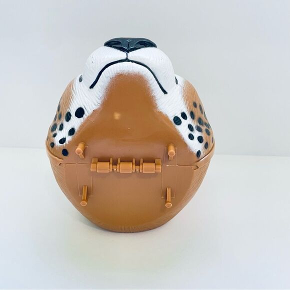 Vintage Smithsonian's National Zoo Kid’s Plastic Reusable Lunch Box Cheetah Face - Picture 4 of 8